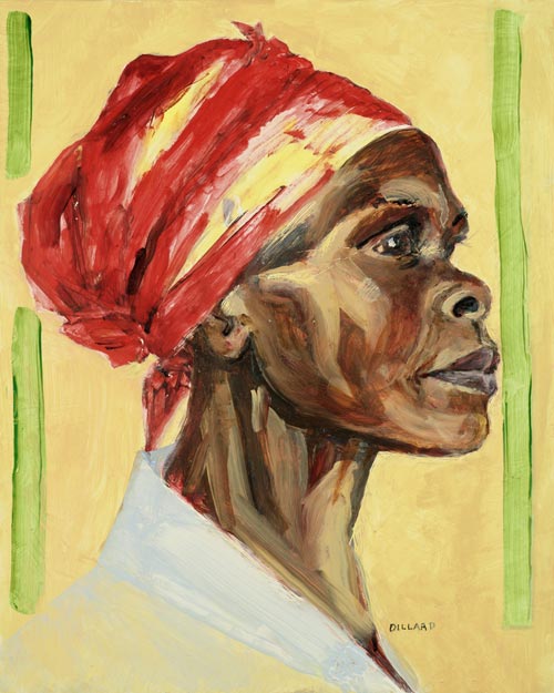 African Woman, a painting by Annie Dillard
